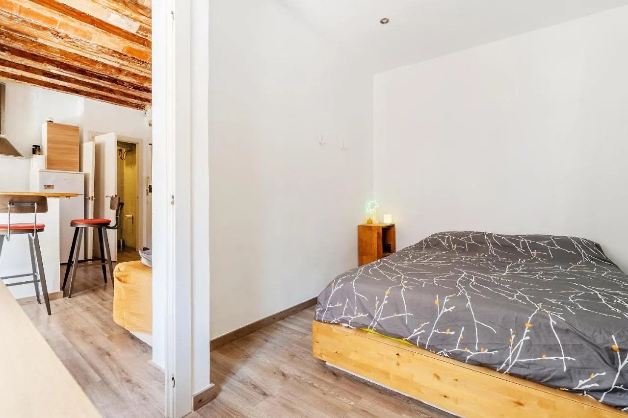 Beachside Bliss Charming 1-Bedroom, Barceloneta شقة